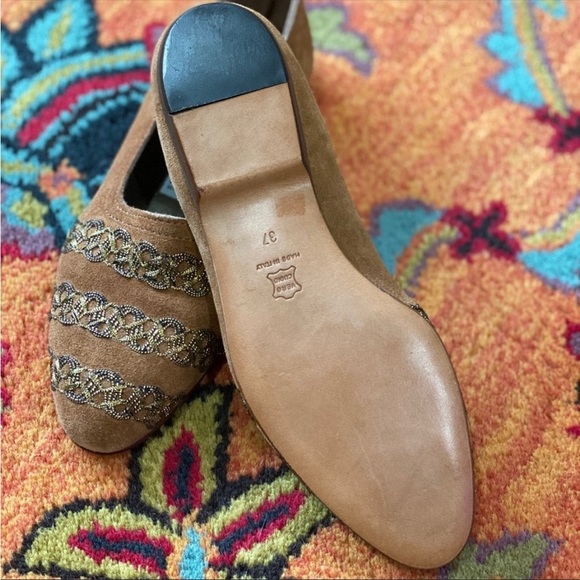 Vintage 1990 Emanuela Passeri Suede Flats - Picture 5 of 8